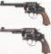 Two S&W .455 Hand Ejector 2nd Model Double Action Revolvers