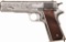 Engraved U.S. Colt Model 1911 Semi-Automatic Pistol