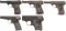 Five Early Semi-Automatic Pistols