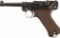 '1937' Date Nazi Krieghoff Luger Semi-Automatic Pistol