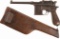 Mauser Military Model 1896 'Red 9' Broomhandle Pistol