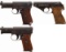 Three Mauser Semi-Automatic Pistols