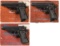 Three Walther Semi-Automatic Pistols with Boxes