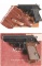 Two Walther PP Series Semi-Automatic Pistols