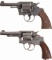 Two World War II U.S. Military Double Action Revolvers