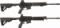 Two Left Handed Rock River Arms LAR-15 Semi-Automatic Rifles