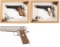 Three Collector Serialized Colt World War Commemorative Pistols
