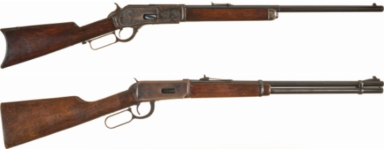 Two Winchester Lever Action Long Guns