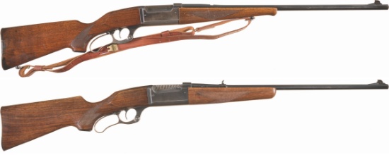 Two Savage Lever Action Rifles