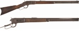 Two Antique Winchester Lever Action Rifles