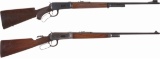 Two Winchester Lever Action Rifles