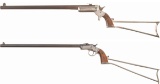 Two Stevens Pocket Rifles with Shoulder Stocks