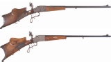 Two System Aydt Type Schuetzen Rifles