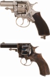 Two Webley Double Action Revolvers