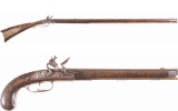 Two Contemporary Flintlock Firearms
