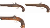 Three Antique European Pistols