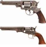 Two Antique American Civil War Era Percussion Revolvers