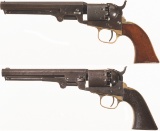 Two Antique American Percussion Revolvers