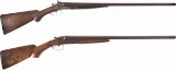 Two Antique Colt Double Barrel Shotguns