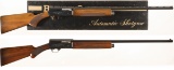 Two Engraved Belgian Browning Semi-Automatic Shotguns