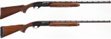 Two Engraved Remington Semi-Automatic Skeet Shotguns