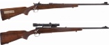 Two Pre-64 Winchester Model 70 Bolt Action Rifles