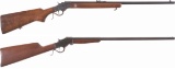 Two Stevens Single Shot Rifles