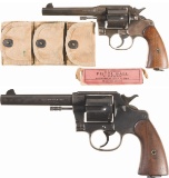 Two U.S. Colt Double Action Revolvers