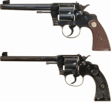 Two Colt Double Action Revolvers