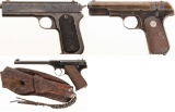Three Colt Semi-Automatic Pistols