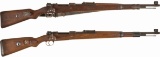 Two Nazi Geman Bolt Action Military Rifles