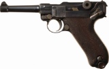 DWM Military Model 1908 Luger Semi-Automatic Pistol