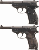 Two World War II Nazi Semi-Automatic Pistols