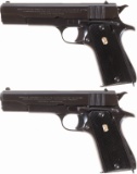Two Argentine Ballester-Molina Semi-Automatic Pistols