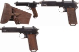 Three European Military Semi-Automatic Pistols