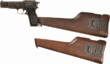 Inglis Mk. I* High Power Semi-Automatic Pistol with Two Stocks