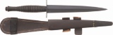 Two Fairbairn-Sykes Style Fighting Knives with Sheaths