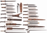 Grouping of Mostly European Bayonets