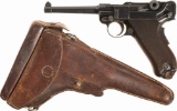 Swiss Waffenfabrik Bern Model 1906/24 Luger with Holster
