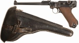 DWM 1917 Dated Artillery Luger with Holster
