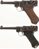 Two DWM Luger Semi-Automatic Pistols