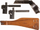 Grouping of Luger Pistol Accessories and Stock