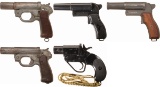 Five Flare Pistols