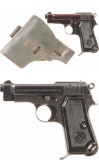Two Beretta Model 1934 Semi-Automatic Pistols