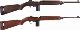 Two U.S. Military M1 Semi-Automatic Carbines