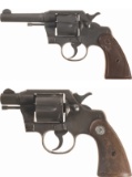 Two WWII Era Colt Commando Double Action Revolvers