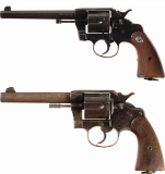 Two Government Contract Colt Double Action Revolvers