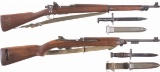 Two U.S. Military Longarms with Bayonets