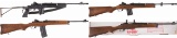 Four Ruger Semi-Automatic Carbines