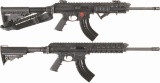 Two Robinson Armament XCR-L Semi-Automatic Rifles